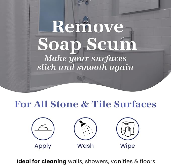 Marblelife Soap Scum Remover Heavy Duty Cleaner for All Tile Surfaces 15oz
