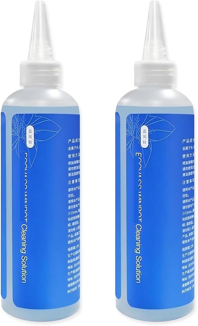 Window Cleaning Fluid - Compatible With ECOVACS WINBOT W2 PRO Omni/W2 Omni/W1 Pro/W1S/Mini - Streak-Free Formula Multi-Functional Glass Cleaner Specialized Fluid For Window Cleaning Robots(6pcs)