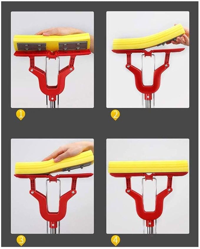 Microfiber Mop Reusable Microfiber Floor Mop Cleaner with Extendable Handle for Tile Hardwood Floor