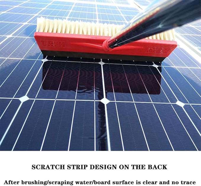 Window Cleaning Brush Washing Set Extension Cleaning Pole Suitable for Photovoltaic Panel Cleaning Trucks Windows Window Glass Wall 7 Meters Pump Version (7 Meters with tap Water)