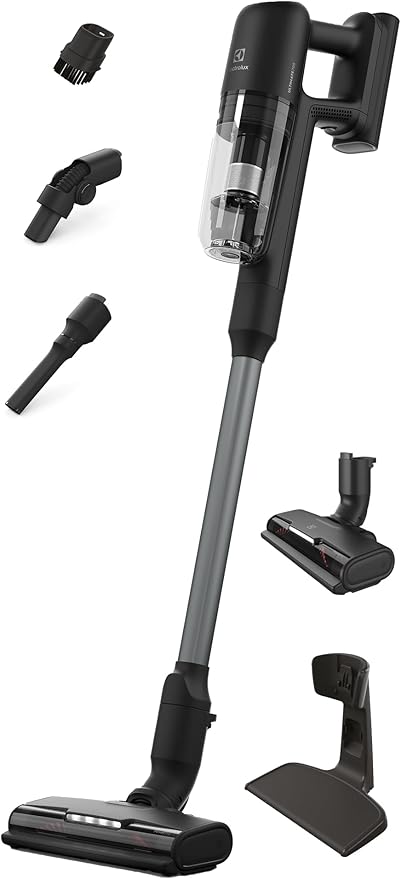 Electrolux Ultimate700 Cordless Stick Vacuum with PowerPro Bristle Nozzle and High Suction Power 50-Minute Run Time 4 Power Modes Granite Gray