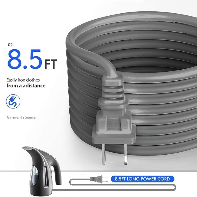 HiLIFE Steamer for Clothes Portable Handheld Design 240ml Big Capacity 700W Strong Penetrating Steam Removes Wrinkle for Home Office(ONLY FOR 120V)-Black