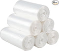 13 Gallons Kitchen Garbage Bin Liner Clear Trash Bags 150 Counts 6 Rolls