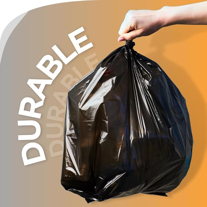 The Original Poop Bags® 13 Gallon Trash Bags USDA Certified High-Density Kitchen Garbage Bags Unscented Multi-Purpose Tall Waste Bags 200 Count