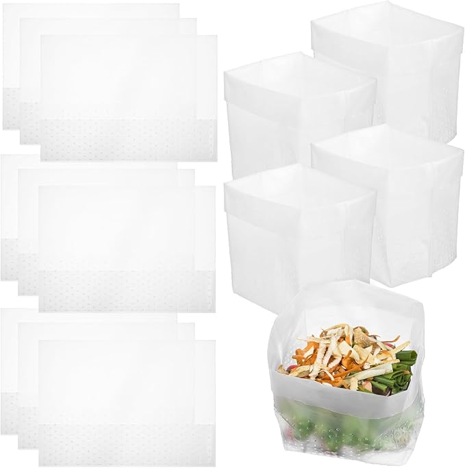 150 Pcs Standing Kitchen Trash Bags Small Waste Bin Strainer Bags for Kitchen Sink Bathroom Office Daily Use