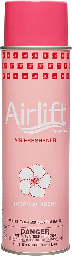 Spartan Airlift Tropical Scent Air Freshener &amp Deodorant 12/cs