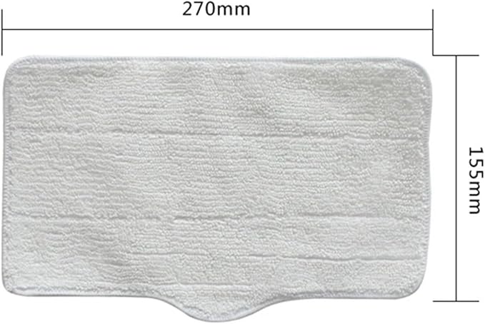 MopCompatible for Deerma DEM ZQ100 ZQ600 ZQ610 Handhold Steam Vacuum Cleaner Mop Cloth Rag Replacement Accessories(10Pcs mops)
