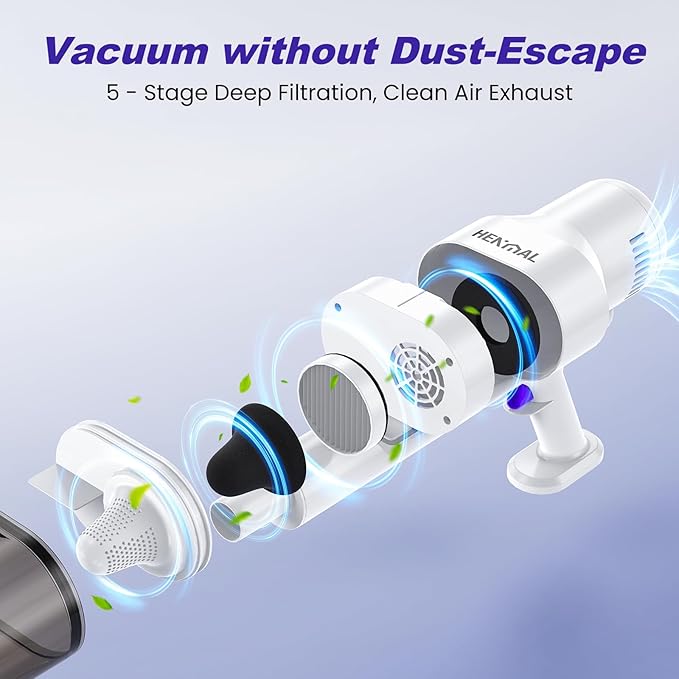 Vaccum Cleaner for Home Corded Stick Vaccum 600W 22KPA for Pet Hair Handheld Vaccum Ultra-Light the Elderly and the Young Friendly Hardwood Floor Lightweight Vaccum for Dorm Apartment Essential