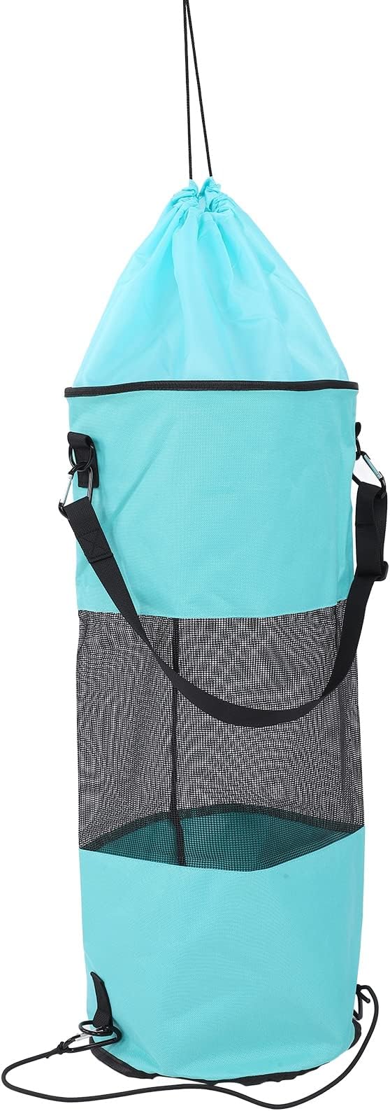Boat Trash Bags Waterproof Reusable Mesh 33 Inch Height Portable Garbage Storage for Outdoor Use - Tear Resistant Oxford Cloth Easy to Hang Ideal for Boating and Camping