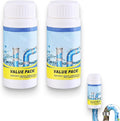 2026 New Sink and Drain Cleaner Multi-functional Sink and Drains Cleaner Powder Cleaning Sink Cleaner for Kitchen and Pipes Cleaning Tool (2 Pcs)