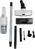 Cordless Vacuum Cleaner Powerful Suction Wet Dry Vacuum Cleaner with Mop 400ml Dust Box for Pet Hair (White)
