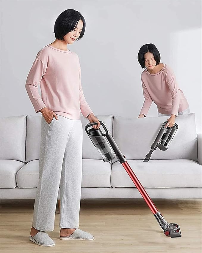 Vacuum Cleaner Cordless Vacuum Cleaner for Hard Floors Carpets &amp Hair Cordless Stick Vacuum Cleaner with Headlight &amp Quadruple Filtration
