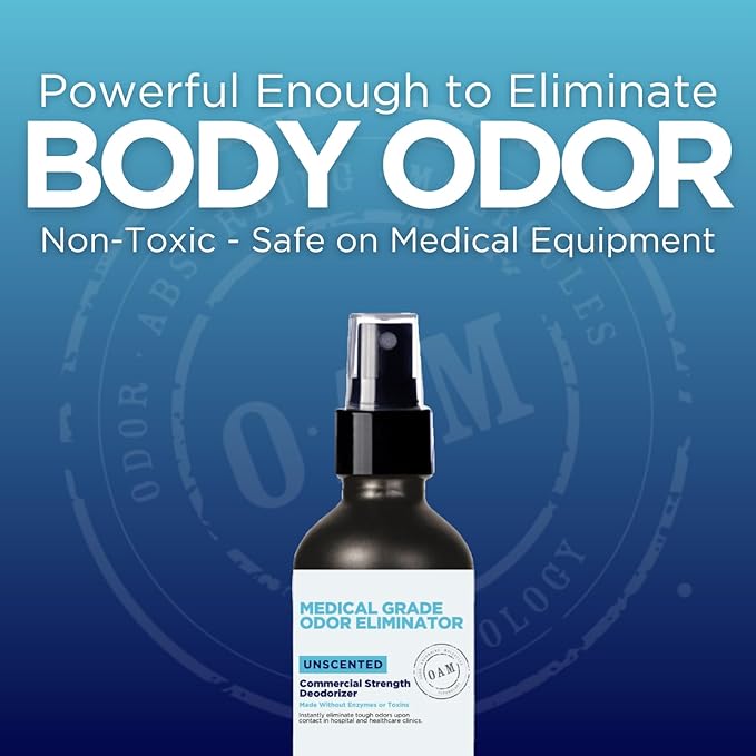 Medical &amp Commercial Grade Odor Eliminator for Cast Removal Colostomy Incontinence Wound Smell &amp Ostomy Odor in Hospitals &amp Clinics Fragrance Free Unscented Odor Neutralizer Spray 2 1