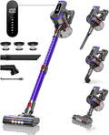 Cordless Vacuum Cleaner 550W 45Kpa Vacuum Cleaners for Home with 5 Suction Modes Vacuum Cleaner with Max 60Mins Stick Vacuum Cordless for Hardwood Floor Carpet Pet Hair