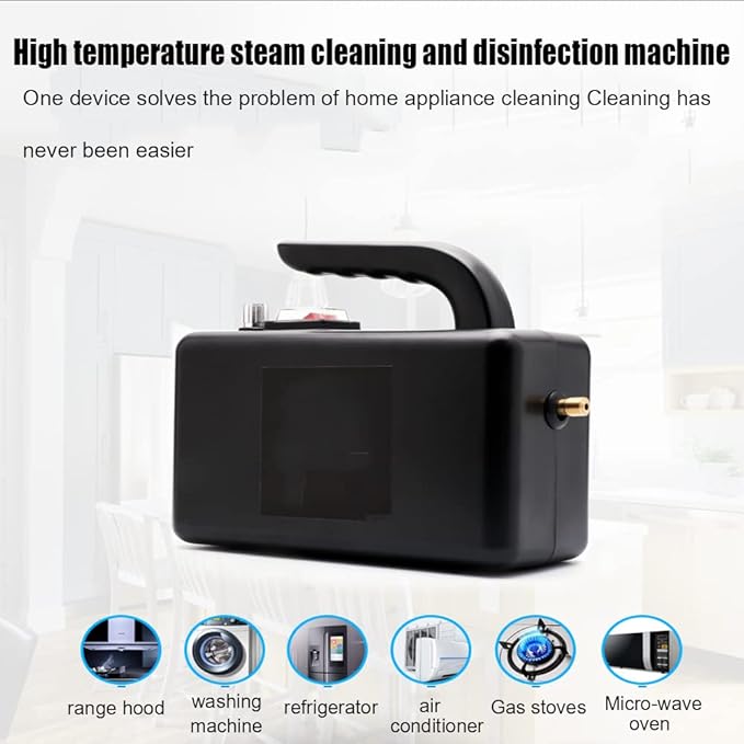 Handheld Steam CleanerHigh Pressure Steam Cleaner Portable Cleaning Machine High Temperature Portable Steam Cleaner for Furniture Car Household.