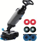 Carpet Cleaning Machine and Floor Scrubber Dual-Brush Rotary System Cordless Mini Floor Scrubber Efficient Cleaning for Commercial Spaces Schools and Offices Grey