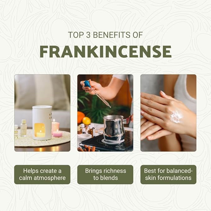 Frankincense Essential Oil - Direct from Madhya Pradesh India - Pure Essential Oil for Diffusers and Aromatherapy | 100% Pure Therapeutic Grade Natural Aceite de Incienso (22lbs)