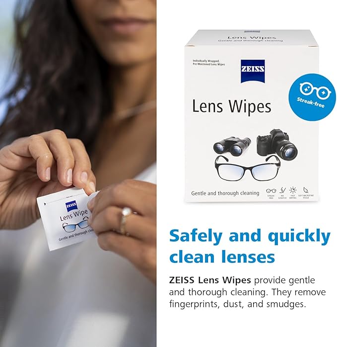 ZEISS Pre-Moistened Lens Cleaning Wipes 600 Count