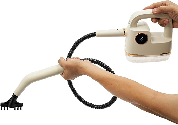 Steam Cleaner 6 Speed Adjustable Handheld High Temperature Steam Cleaner with Digital Display Screen 41Inch Extension Hose 10 pcs Tools Multi-Surface Steamer for Deep Cleaning Home Furniture Car