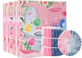 Toilet bowl cleaner toilet flush tank blue bubble set (4 pieces in a box) deyellowing and deodorizing maintaining shine long-lasting fresh cherry blossom fragrance