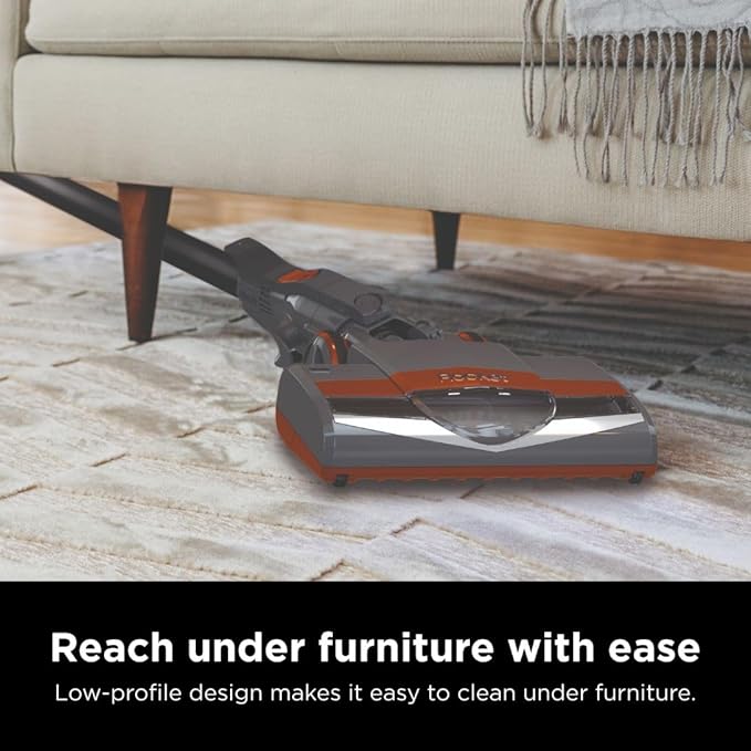 Shark Rocket Ultra-Light Corded Bagless Vacuum for Carpet and Hard Floor Cleaning with Swivel Steering (HV301) Gray/Orange