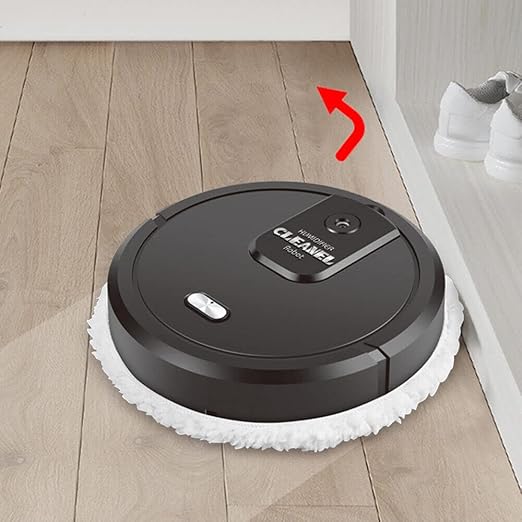Vacuum Cleaner Black Neutral Wet Dry Dual-use Floor Scrubber One Click Operation for Efficient Cleaning