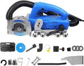 Handheld Electric Grout Cleaner + Tile Gap Cleaning Machine + Diamond Blade Dust-Free Design + Efficient Grout Cutting &amp Removal + Home &amp Industrial Floor Tile Maintenance 2*sawblade