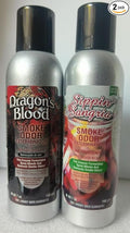 Smoke Odor Exterminator 198 gm/ 7 oz Large Spray Dragon's Blood Set of Two Cans. Assortment (2) Includes Dragon's Blood and Sippin Sangria.