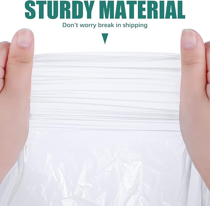 50 Pack 95-100 Gallon Trash Bags Clear Extra Large Plastic Recycling Heavy Duty Garbage Bags 59 x 71 1.2 Mil Trash Can Liners for Home Kitchen Office Garage Backyard Contractor Storage Outdoor