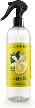 Caldrea Linen &amp Room Spray Air Freshener Made with Essential Oils Plant-Derived &amp Other Thoughtfully Chosen Ingredients Transparent Sea Salt Neroli Scent 16 Fl Oz