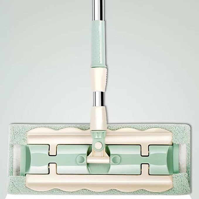 Floor Cleaning Mop 90x38x15cm ABS Stainless Steel Hardwood Cleaner for Home Sanitation Dust Removal Kitchen Tiles Laminate Wet Mopping Sweeping