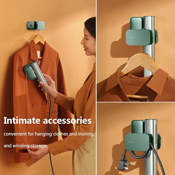 Nesugar Steamer for Clothes Steamer Fashion Portable Handheld Garment Steamer 0.8lbs Lightly 15s Fast Heat-up 10 Minutes of Continuous Steam Light Mini Steam Iron for travel and home(100-120V)