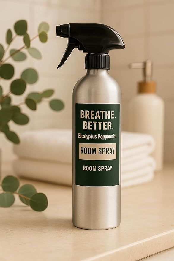 Breathe. Better.™ Eucalyptus &amp Peppermint Room Mist – Home Fragrance – Odor Eliminator + Air Freshener - 20 oz