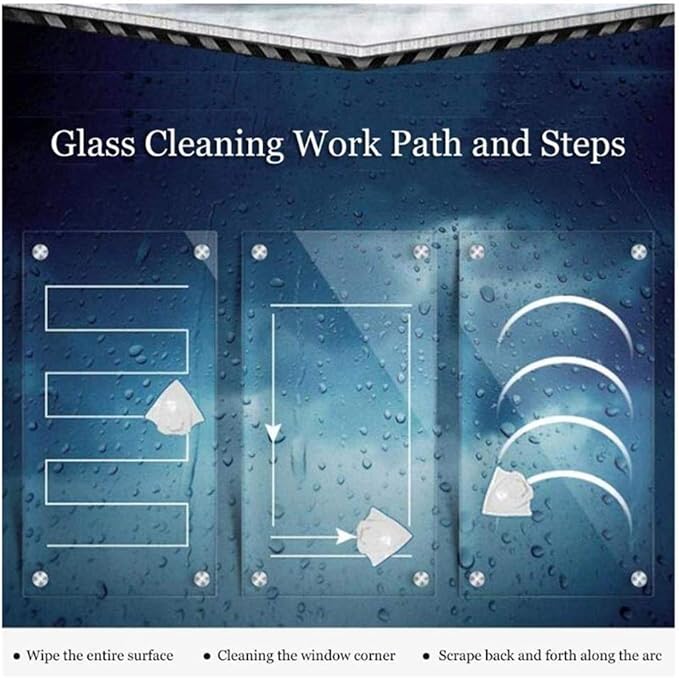 Side Magnetic Window CleanerAdjustable Glass Wiper Glider Washing Brush Equipment