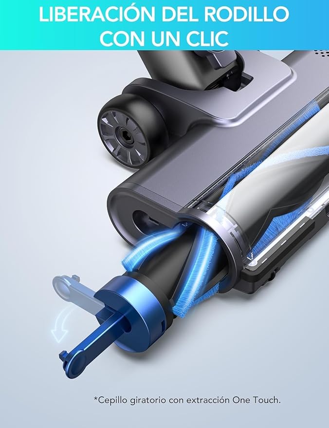 Greenote GSC60 Cordless Vacuum Cleaner 33KPA 10-in-1 Multi-Accessory Vacuum Cleaner Up to 40 Minutes Runtime Control Display with Bed Brush Flexible Extension Hose Large Dust Container