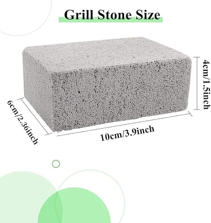 12PCS BBQ Grill Cleaning Brush Brick Block Barbecue Cleaning Stone Pumice Brick for Barbecue Rack BBQ Tools