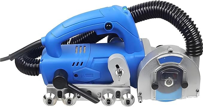 Tile Grout Remover Machine 1200W 9000RPM Electric Grout Removal Tool with Diamond Blade for Cleaning Grout Between Tiles Floor Regrouting Tool 220V