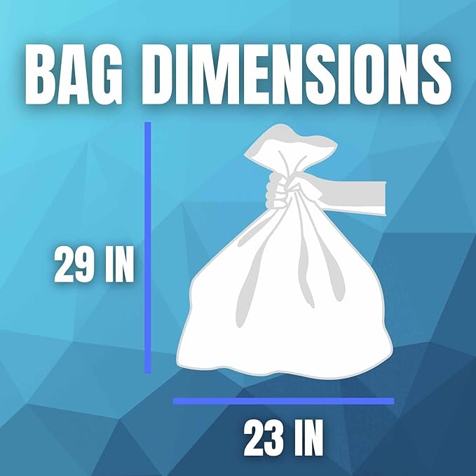 Bags n' Seals 13 Gallon Trash Bags 4-40 Count Tall Kitchen Trash Bag Rolls (160 Count) with Fresh Linen Scent Tear-Resistant 22 Micron Thickness Anti-Static Bags