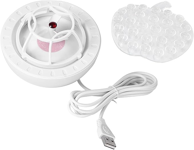 Household Mini Ultrasonic Dishwasher Cleaner USB Powered Dish Washing Machine Efficient Kitchen Appliance for Busy Individuals Blue (Red)