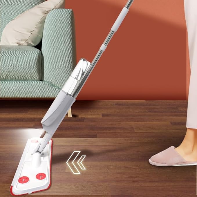 Large Panel Household Spray Mop Wet and Dry Flat for Living Room