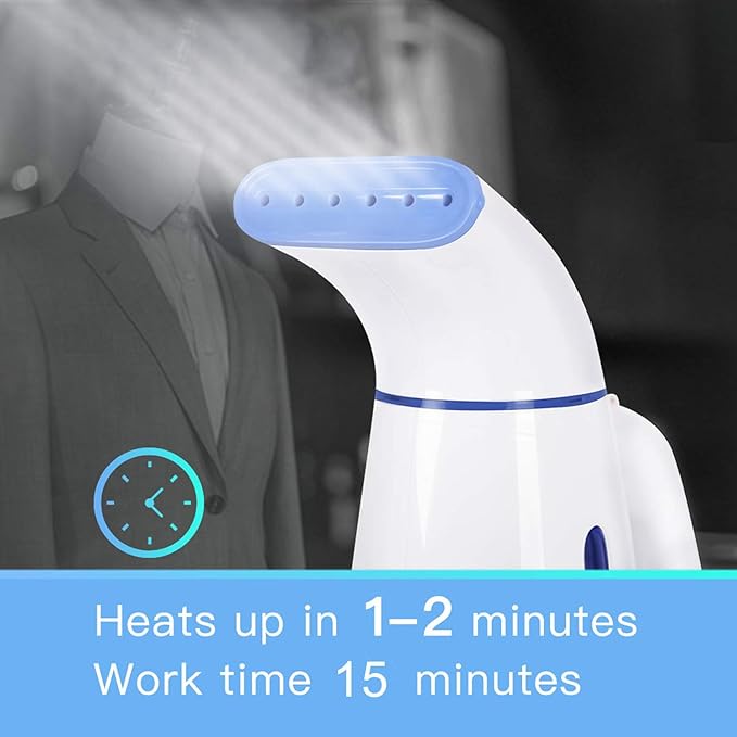 OGHom Steamer for Clothes Handheld Clothing Steamer for Garment 240ml Portable Travel Steam Iron (Only for 120V)