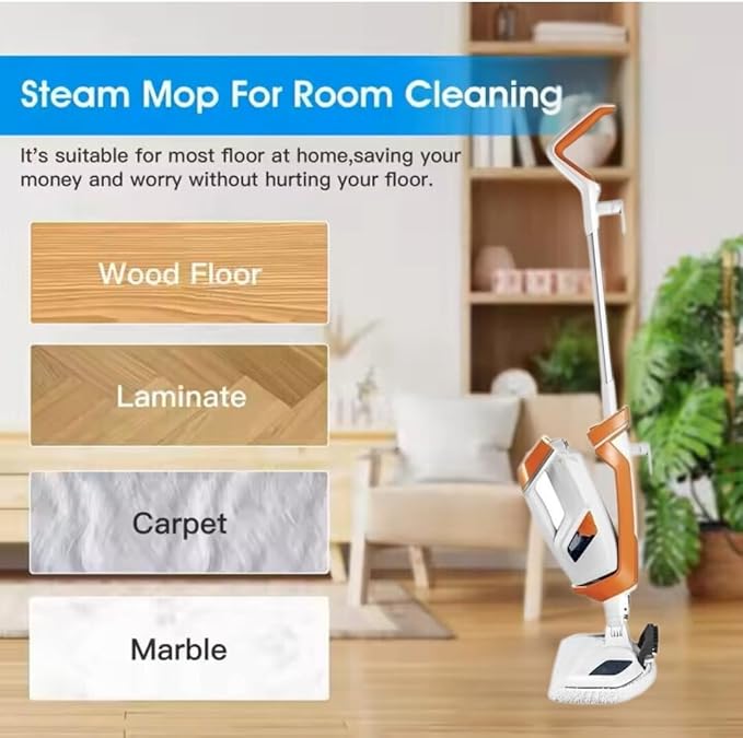Steam Mop and Handheld Steamer for Pets Steam Cleaner Mops floor cleaners for tile and wood floors steamer for cleaning flat iron cleaner Floor Scrubber Steam Mops for Floor Cleaning