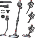 Cordless Vacuum Cleaner for HomeCleans Under Furniture Without Bending40Kpa 45MinsSelf-StandingPowerful Stick Vacuum Cordless for Pet HairHard FloorsCarpetsCar
