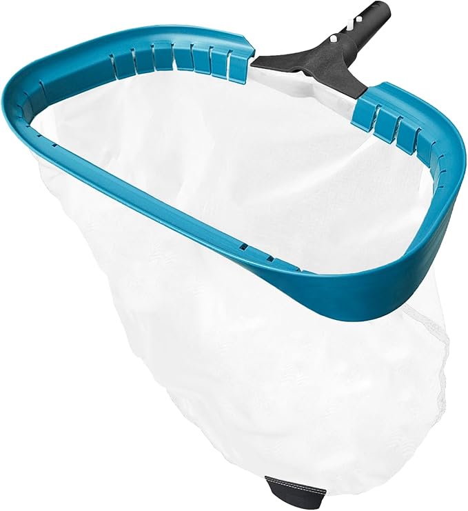 POOLWHALE Pool Net - Professional 20 Swimming Pool Leaf Skimmer Rake Aluminum Frame Deep Nylon Bag Ultra Fine Mesh Nets for Cleaning Leaves Sand Pollen Finest Debris (No Pole)