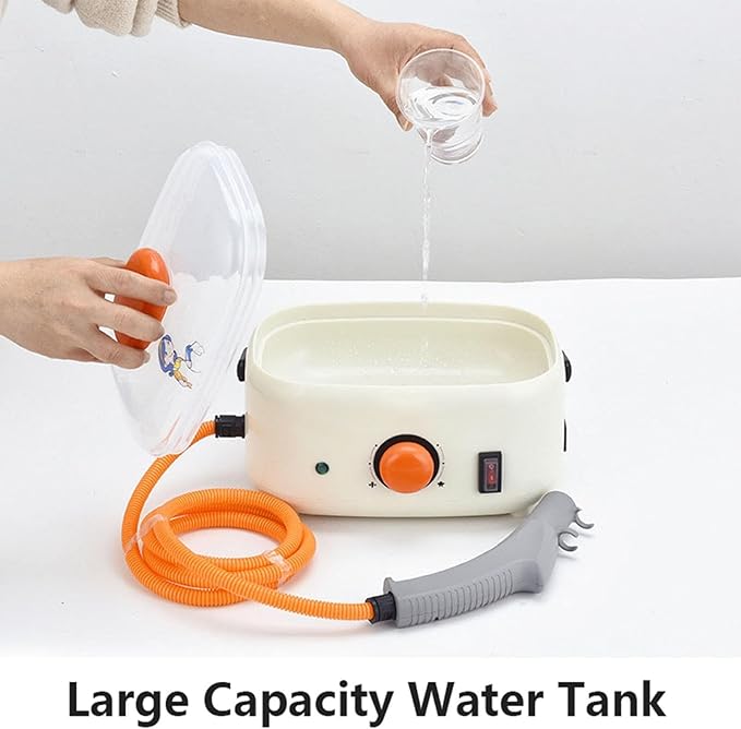 2500W High Temperature Steam Cleaner with 3 Brush Heads Handheld Household Cleaning Machine Suitable for Kitchen Furniture Bathroom Car