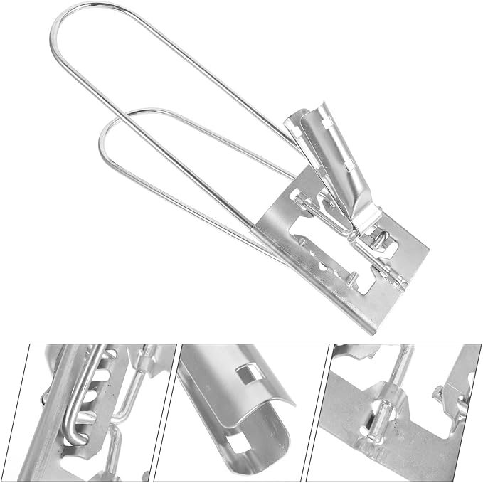 Stainless Steel Folding Mop Frame Flat Mop Support Commercial Floor Cleaning