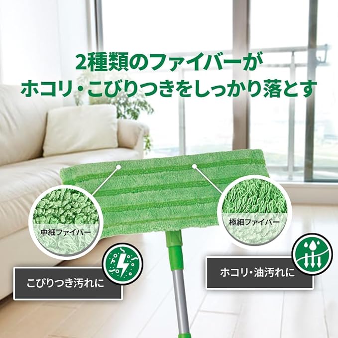3M Scotchbrite FM-F1J A B Floor Mop Microfiber Folded Crosshead Telescopic Amazon.co.jp Exclusive