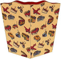 Marye-Kelley WB577-Trains Planes &amp Automobiles Wastepaper Basket