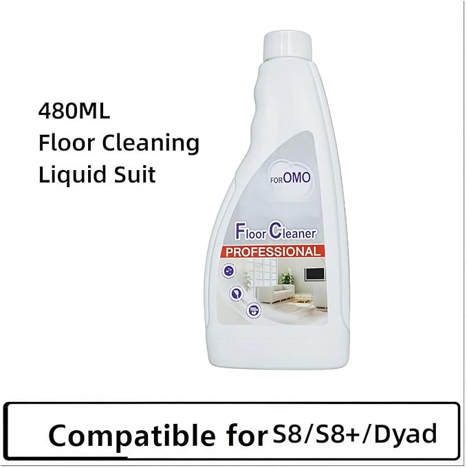 1-5 Bottles Of 480mL Floor Cleaning Solution Compatible With Roborock. S8 Pro Ultra S7 MaxV Ultra Dyad S7 Fast-Acting Dedicated Floor Scrubber Cleaner Solution(480ML 3PC)
