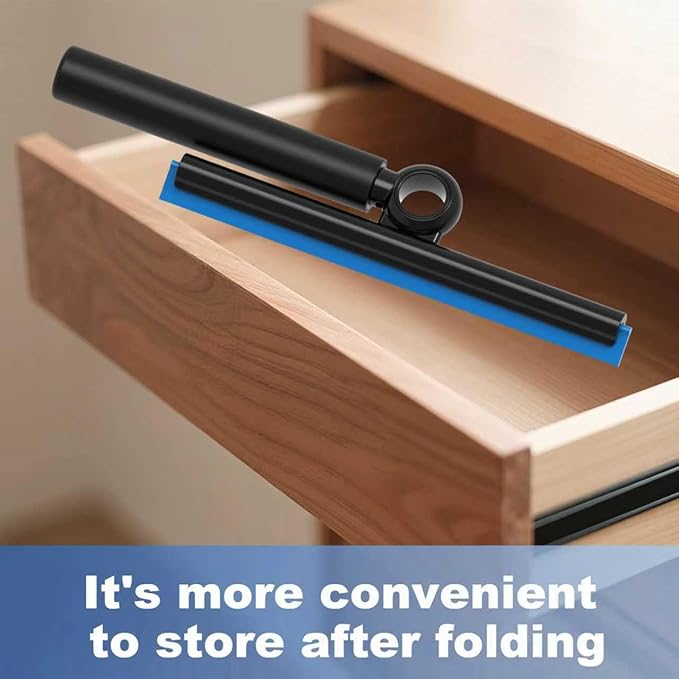 Shower Squeegee for Glass Doors Squeegee with Long Handle Telescoping Squeegee for Shower Extendable Window Cleaner Tool for Car Windows Tile Walls Sliding Door Shower Glass Door
